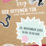 FJF Schule Tag der offenen Tür 2025 save the date
