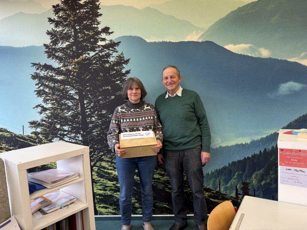 Übergabe der Spende